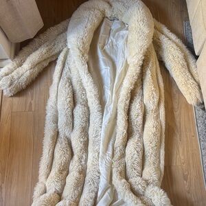 LOBA Luciana Faux Fur Maxi Coat